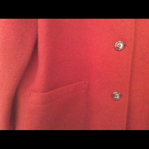 Harve Bernard Orange Wool Jacket 16 - Picture 3 of 3